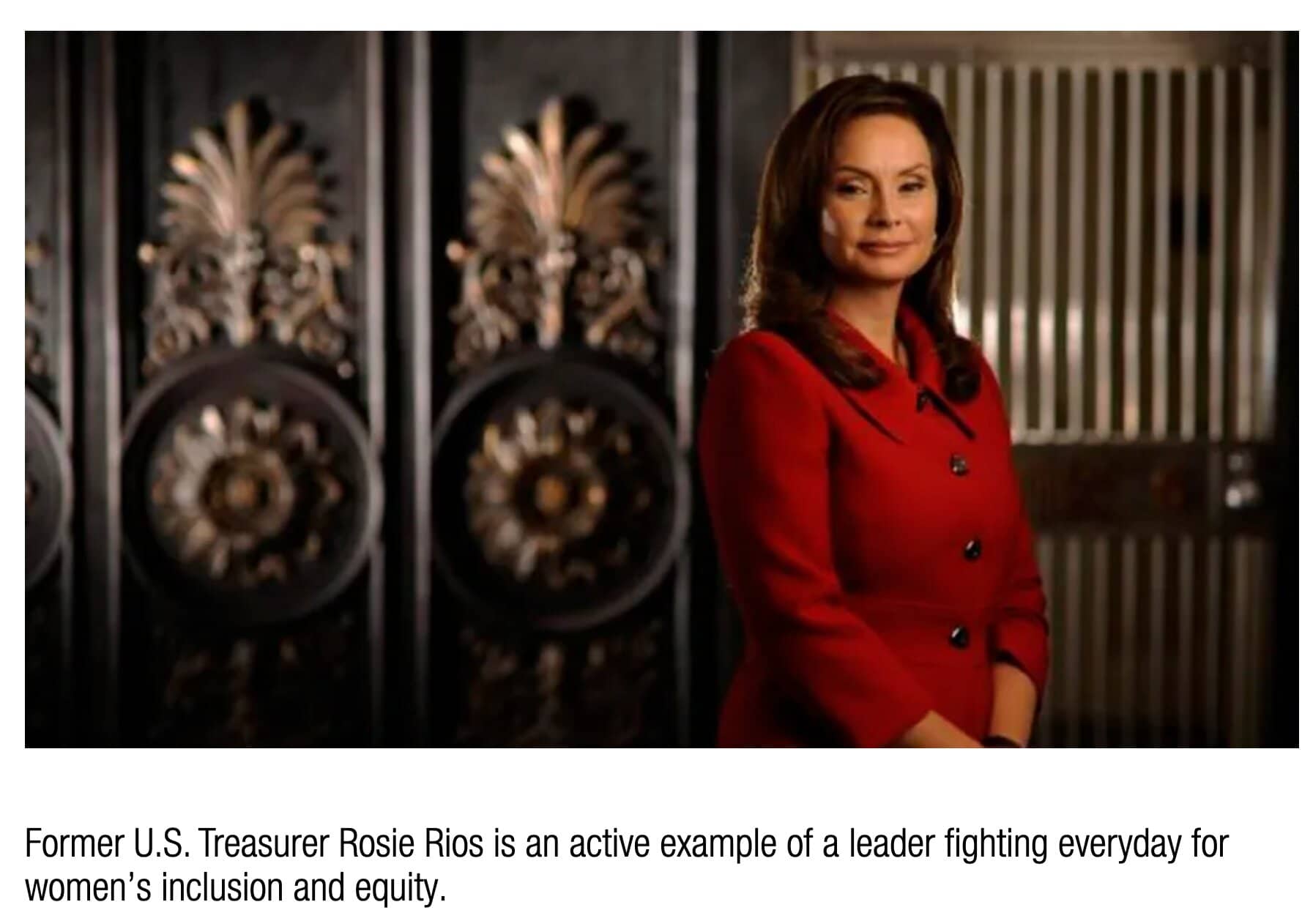 Former Treasurer of the United States Rosie Rios and our Unicorn Hunters show