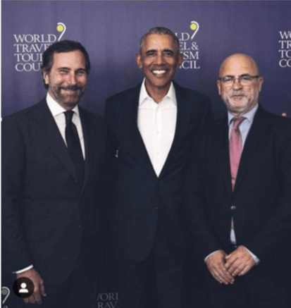 James Costos and President Obama in Spain