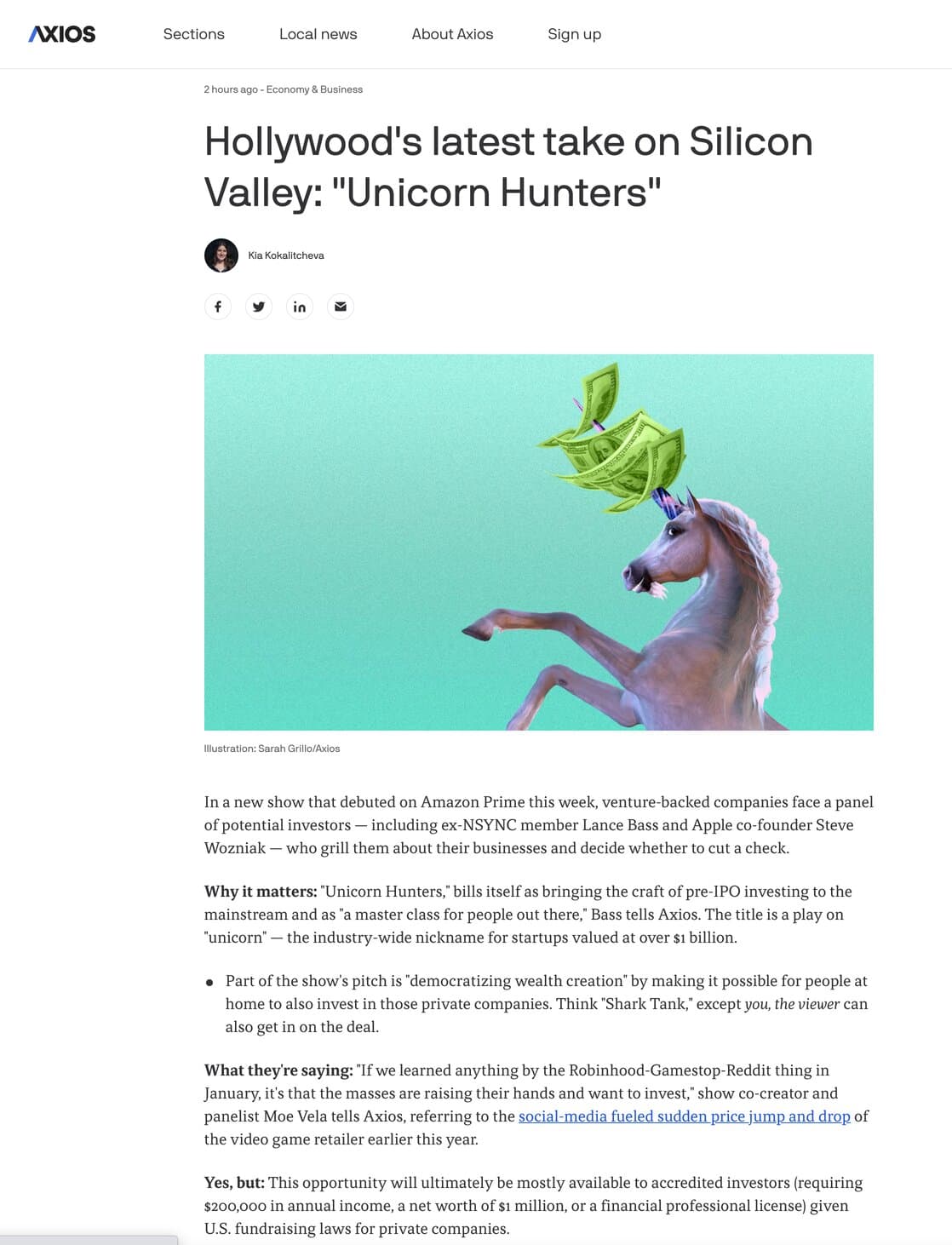 Media about Unicorn Hunters