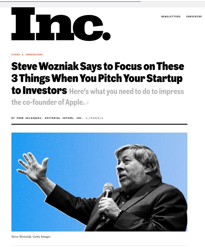Steve Wozniak interview Inc.