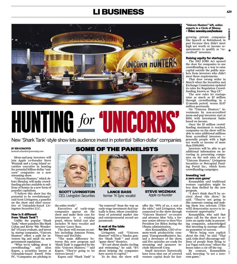 Unicorn Hunters - Newsday